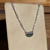 Image 6 of Amethyst on Agate Necklace