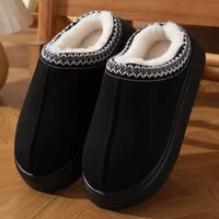 Image 1 of Winter Fluffy Platform Slippers for Women