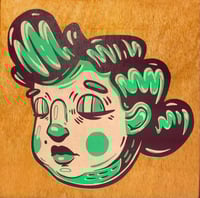 STENCILED LADY