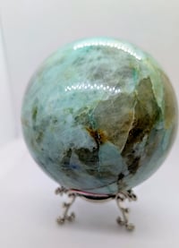Image 5 of Green Florite Crystal Sphere