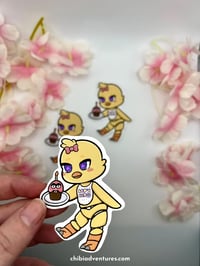 Image 2 of Toy Chica Sticker - FNAF - Matte and Waterproof Finish