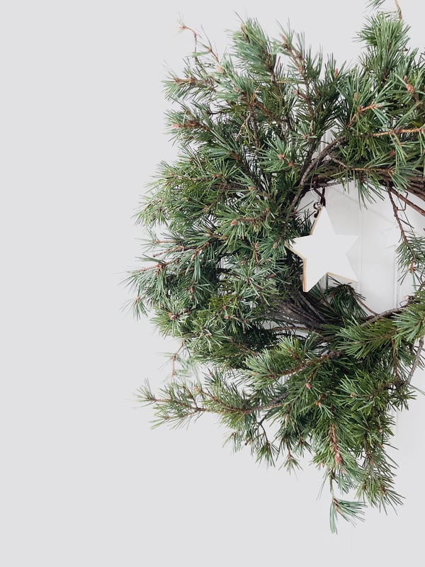 Image of SIMPLE EVERGREEN WREATH