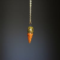 Image 1 of Green Top Carrot Necklace