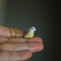 Image 5 of Pink Necked Green Pigeon Necklace