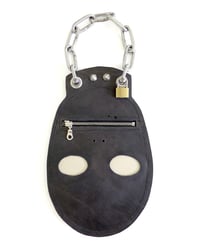 Image 1 of Matte Black Leather Gimp Clutch