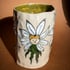 Ceramic Cup: White Flower Guys Image 3