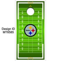 Brackish Wooder Cornhole Boards - Football - Pitts. Steelers - MT6585