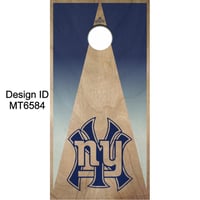 Brackish Wooder Cornhole Boards - NY Teams - Yankees & Giants - MT6584