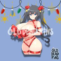 Image 3 of Goddess Hestia Christmas Vixen Vinyl Decal