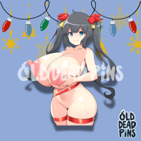 Image 2 of Goddess Hestia R-18 Christmas Vixen Vinyl Decal