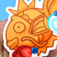 Image 3 of Taiyaki Magikarp 3.5" Vinyl Sticker