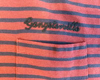 Image 5 of Gangsterville by Glad Hand 2017ss flat head stripe silk screen shirt, size M