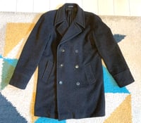 Image 1 of Agnes B Homme vintage wool peacoat, made in France, size 1 (fits L)