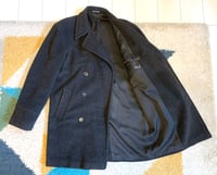 Image 4 of Agnes B Homme vintage wool peacoat, made in France, size 1 (fits L)