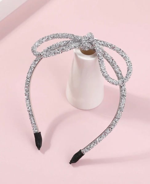 Image of Silver stoned headband 