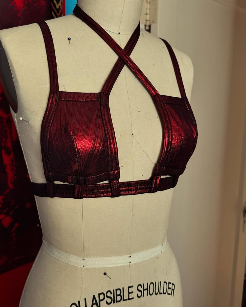 Image of Slapjax Top - Blackened Red