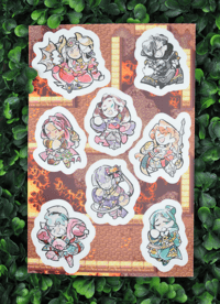 FE: Black Eagles Sticker Sheet