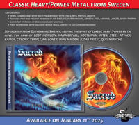 Image 2 of SACRED - Fire to Ice CD [PREORDER]