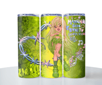 Karol G Green Doll Tumbler