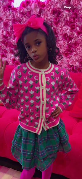 Image of Green plaid skirt 