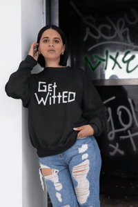 Image 4 of Get Witted Sweatshirt(Embroidery)