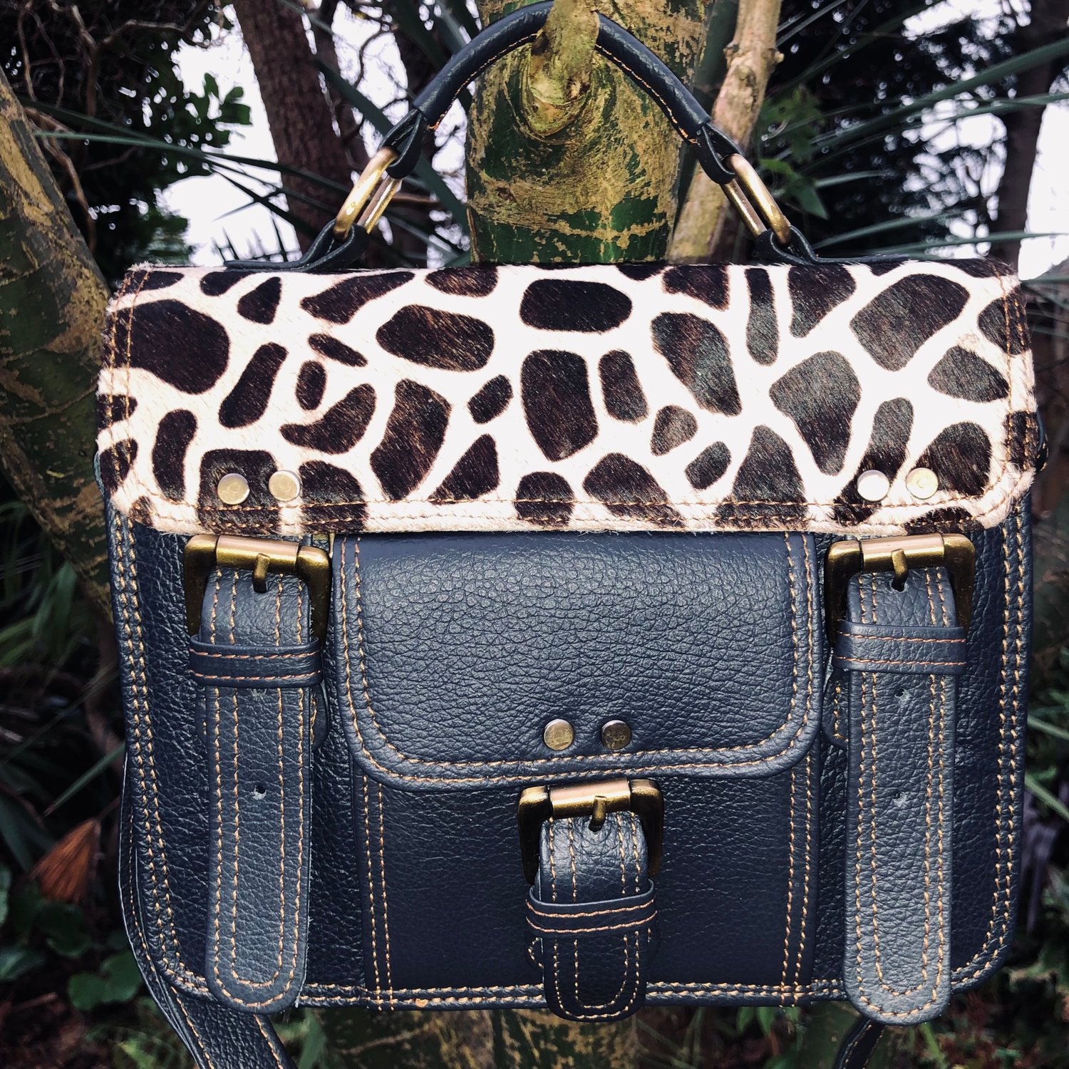 Image of Harlequin Collection - Baby Satchel with Handle #48C