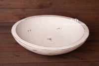Image 1 of Wooden bowl white
