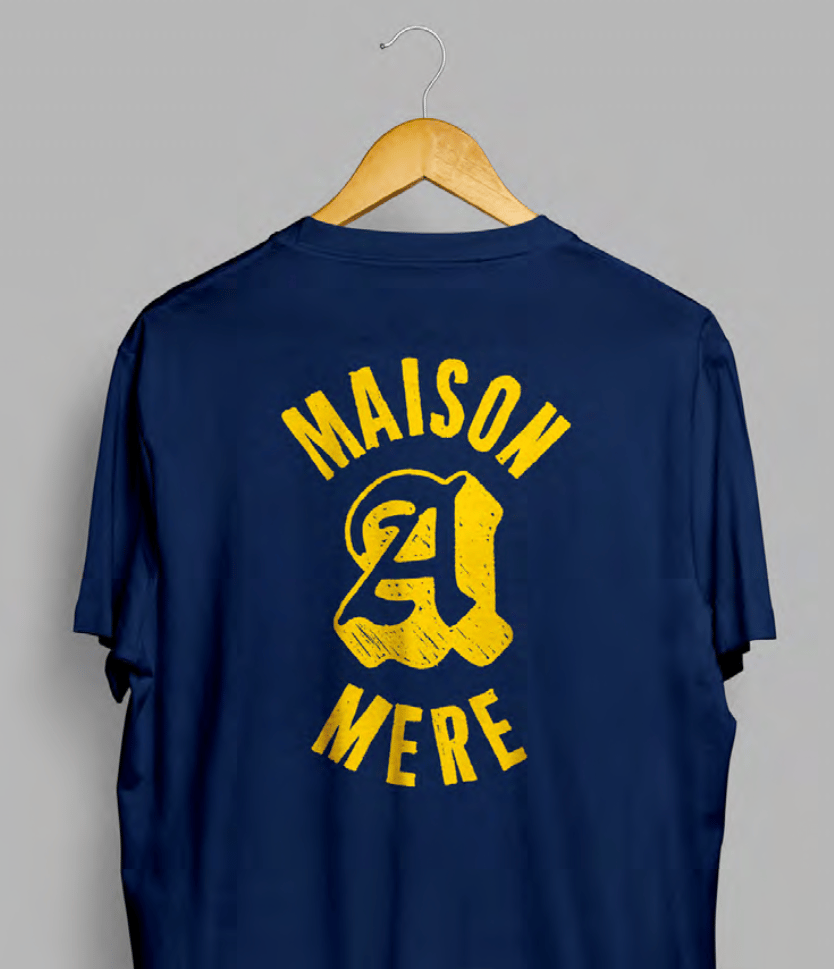 T-SHIRT MAISON MÈRE (NAVY)