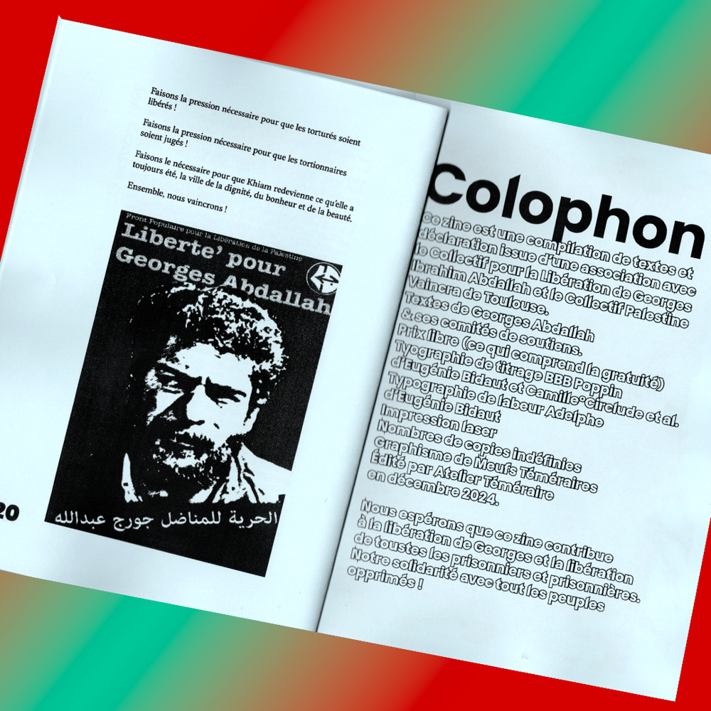 Liberté pour Georges Abdallah