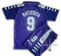 Image 1 of Fiorentina 1998 1999 kids retro kit BATISTUTA
