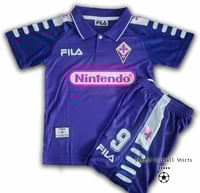 Image 2 of Fiorentina 1998 1999 kids retro kit BATISTUTA