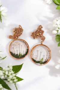 Image 2 of Large Mushroom Locket Necklace