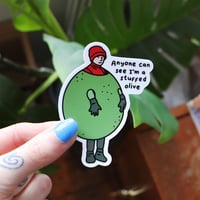 Stuffed Olive Sticker