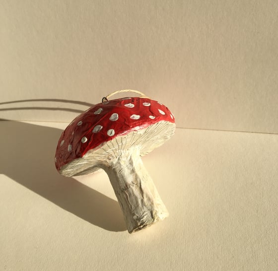 Image of Read Toadstool Decoration