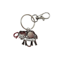 Image 2 of Elephant keyring ~ various colours available