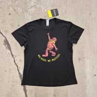 Image 1 of Mr Blobby No Gods No Masters ladies  ACTIVEWEAR t-shirt