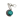 Silver Moon Keyring ~ various colours available 
