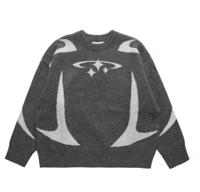 Grey and White Sweat Shirt