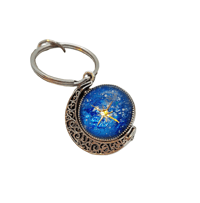 Image 2 of Bronze Moon Keyring ~ various colours available 
