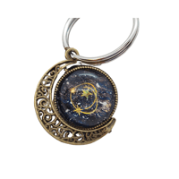 Image 3 of Bronze Moon Keyring ~ various colours available 