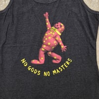 Image 3 of Mr Blobby No Gods No Masters vest 