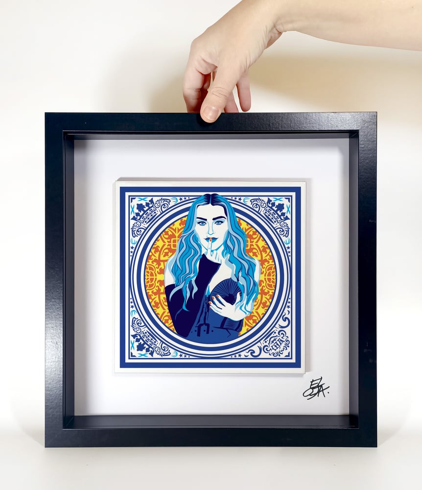 Madonna — Cadre vitrine - Ex-voto