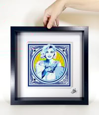 CADRE VITRINE "AZULEJO" - MARILYN MONROE