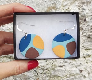 Image of Blue Ochre Circus Earrings