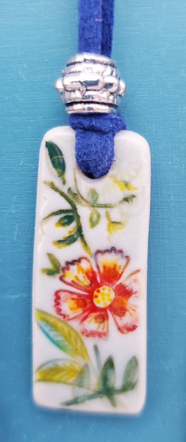 Flower Girl Medley Porcelain Pendants