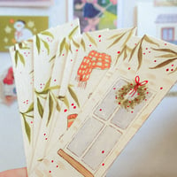 Image 1 of CHRISTMAS WATERCOLOUR BOOKMARKS 