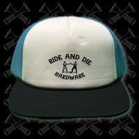 Rad Hardware "OG' Flat Bill Trucker BLK/BLU
