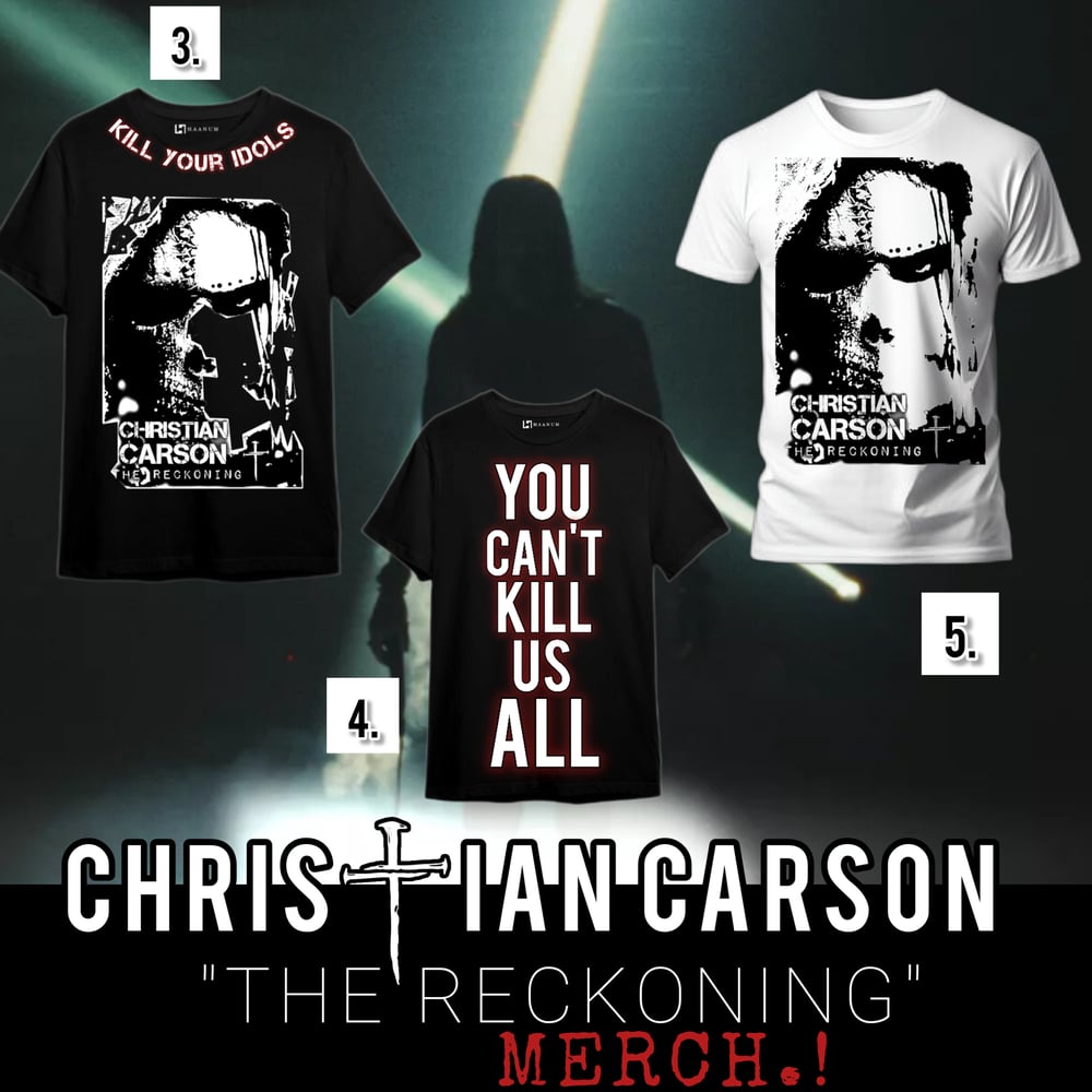 Image of Reckoning Tees! Numbered 3-5