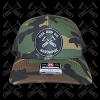 Rad Hardware "BOLTS" Patched Trucker BLK/CAMO