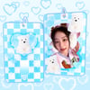 Polar Bear Plush Acrylic Photocard Holder